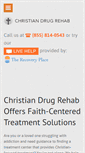Mobile Screenshot of christiandrugrehab.com