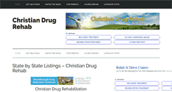 Desktop Screenshot of christiandrugrehab.us